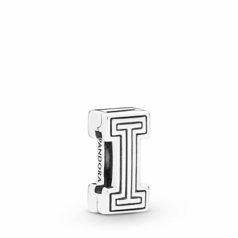 Pandora Reflexions™ Letter I Clip Charm Sale NZ, Sterling Silver (537698-IVL)